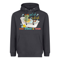 Smoke splash splash your opinion is trash Heavyweight Hoodie - MaliasSmallBusiness