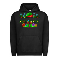 Pigment Black custom name christmas elf Urban Hoodie - texasbilliewilder
