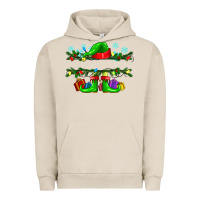 Pigment French Oak custom name christmas elf Urban Hoodie - texasbilliewilder