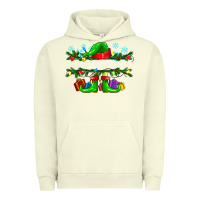 Pigment Pistachio custom name christmas elf Urban Hoodie - texasbilliewilder