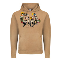 Vintage Camel georgia state cowhide serape cactus Vintage Hoodie - RanaPortraitStore