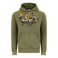 Vintage Olive georgia state cowhide serape cactus Vintage Hoodie - RanaPortraitStore