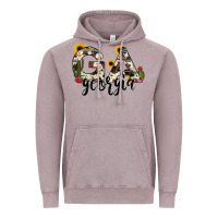 Vintage Zinc georgia state cowhide serape cactus Vintage Hoodie - RanaPortraitStore