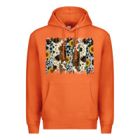 Carrot sunflower cowhide brush stroke Premium Hoodie - Artiststas