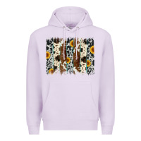 Lilac sunflower cowhide brush stroke Premium Hoodie - Artiststas