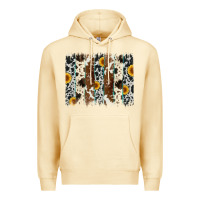 Pina Colada sunflower cowhide brush stroke Premium Hoodie - Artiststas