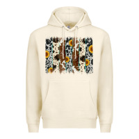 Tofu sunflower cowhide brush stroke Premium Hoodie - Artiststas