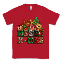 Red merry xmas with christmas Classic Tee - AdoDesignShop
