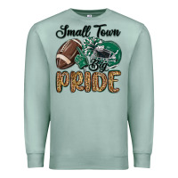 Seafoam small town big pride green Premium Sweatshirt - MaliasSmallBusiness