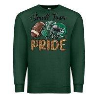 Sports Green small town big pride green Premium Sweatshirt - MaliasSmallBusiness