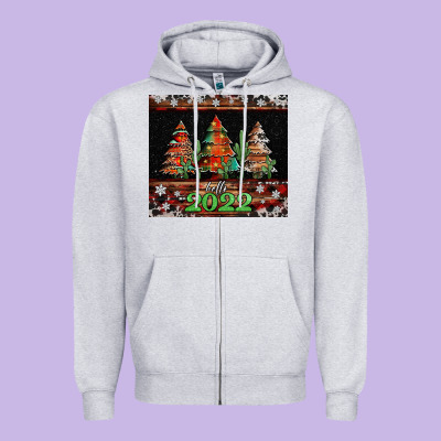 Hello 2022 Tumbler Zipper Hoodie Designed By Jasminsmagicworld