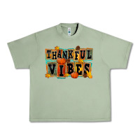Oil Green thankful vibes Urban Heavy Tee - FaDigitalArtStudio