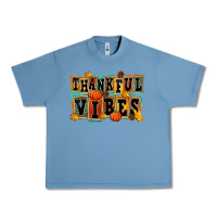 Pebble Blue thankful vibes Urban Heavy Tee - FaDigitalArtStudio