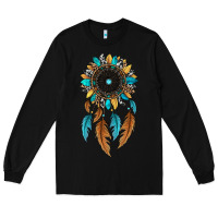 Black dreamer catcher sunflower Long Sleeve Tee - JahusDesignShop