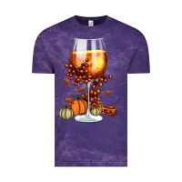 Cloud Purple Thanksgiving Fall Vintage Tee - FaDigitalArtStudio