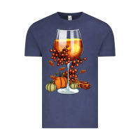 Vintage Denim Thanksgiving Fall Vintage Tee - FaDigitalArtStudio