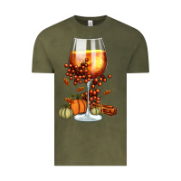 Vintage Olive Thanksgiving Fall Vintage Tee - FaDigitalArtStudio