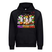 Black happy hallothanksmas unicorns Urban Hoodie - texasbilliewilder