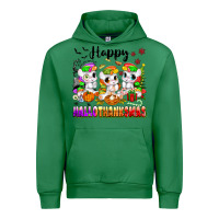 Emerald happy hallothanksmas unicorns Urban Hoodie - texasbilliewilder