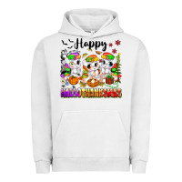 Pigment Lunar Rock happy hallothanksmas unicorns Urban Hoodie - texasbilliewilder