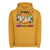 Pigment Peanut Butter happy hallothanksmas unicorns Urban Hoodie - texasbilliewilder