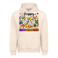 Sandshell happy hallothanksmas unicorns Urban Hoodie - texasbilliewilder