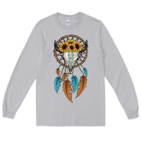 Moon Dust dreamer catcher bull skull Long Sleeve Tee - JahusDesignShop