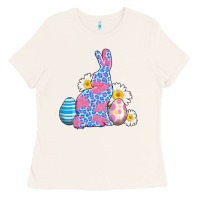 Bone easter bunny wıth easter eggs Ladies Tee - AdoDesignShop