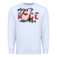 White merry race mas Premium Sweatshirt - MaliasSmallBusiness