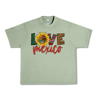 Oil Green love mexico Urban Heavy Tee - HRA Design Shop