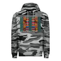 Slate Camo sunflower serape brush stroke Premium Hoodie - Artiststas
