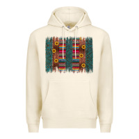 Tofu sunflower serape brush stroke Premium Hoodie - Artiststas