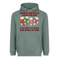 Sage stockings were hung by chimney Heavyweight Hoodie - MaliasSmallBusiness