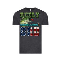 Vintage Black reely awesome dad Vintage Tee - HRA Design Shop
