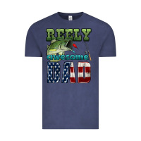 Vintage Denim reely awesome dad Vintage Tee - HRA Design Shop