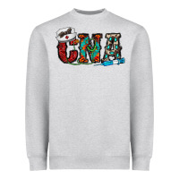 Heather Grey cna Heavyweight Sweatshirt - CowhideDigitalArt