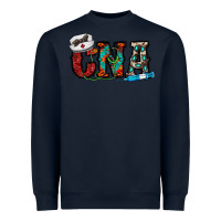 Navy cna Heavyweight Sweatshirt - CowhideDigitalArt