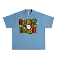 Pebble Blue Christmas merry mini Urban Heavy Tee - FaDigitalArtStudio
