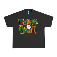 Pigment Black Christmas merry mini Urban Heavy Tee - FaDigitalArtStudio