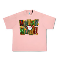 Salmon Christmas merry mini Urban Heavy Tee - FaDigitalArtStudio