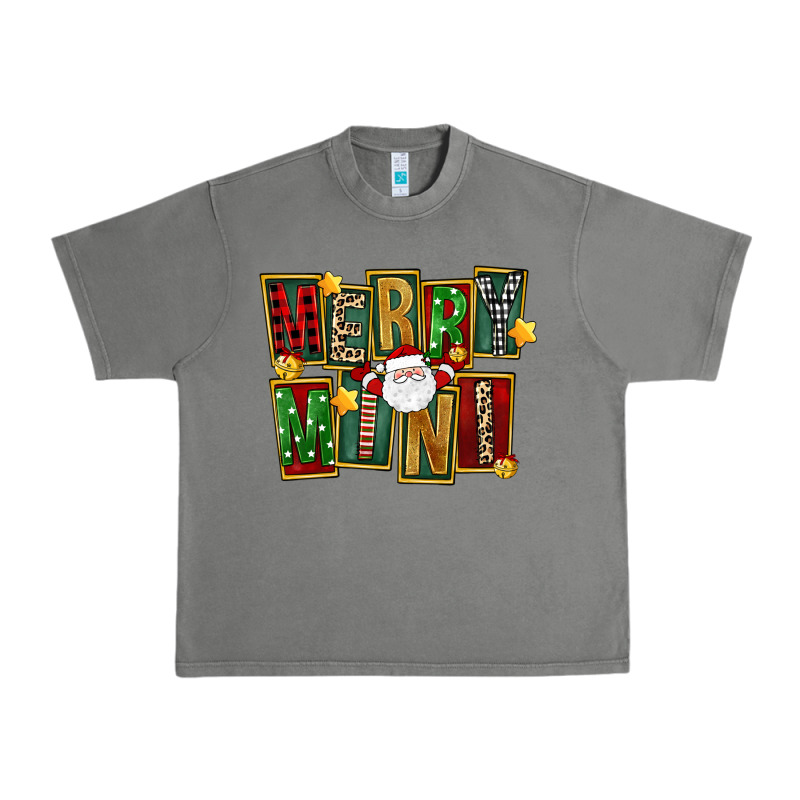 Christmas Merry Mini Urban Heavy Tee by FaDigitalArtStudio | Teevron
