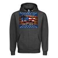Charcoal Heather god bless america american flag tumbler Zipper Hoodie - Jasminsmagicworld