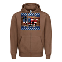 Chestnut god bless america american flag tumbler Zipper Hoodie - Jasminsmagicworld