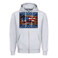 Heather Grey god bless america american flag tumbler Zipper Hoodie - Jasminsmagicworld