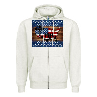 Oatmeal Heather god bless america american flag tumbler Zipper Hoodie - Jasminsmagicworld