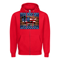 Red god bless america american flag tumbler Zipper Hoodie - Jasminsmagicworld