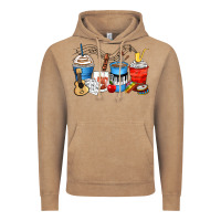 Vintage Coffee music teacher coffee cups Vintage Hoodie - Zillion Design Studio