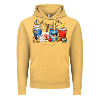 Vintage Mustard music teacher coffee cups Vintage Hoodie - Zillion Design Studio