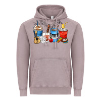 Vintage Zinc music teacher coffee cups Vintage Hoodie - Zillion Design Studio