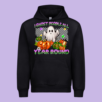 I Ghost People All Year Round Urban Hoodie Designed By Nancycooperartshop